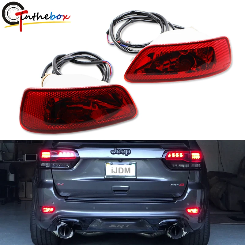 Светодиодный противотуманный фонарь Gtinthebox 1 комплект с лампами для Jeep Grand Cherokee WK2