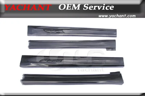 Fibra de Vidro Apto para 2011-2020 Carro-estilo Corpo Saias Laterais 4 Peças Mercedes Benz Viano V-class W639 wa Estilo Saia Lateral Frp Kit