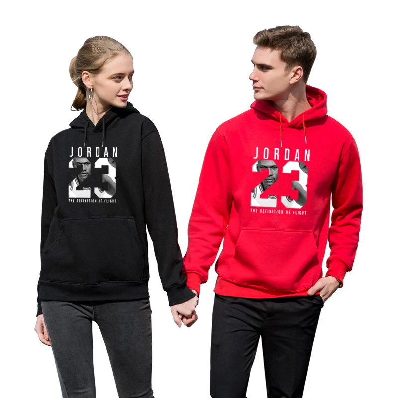

Men's New Jordan Printing Wild High Quality Large Size Men Hoodie Fashion Brand High Street Casual Long Sleeves Mens Hoodies