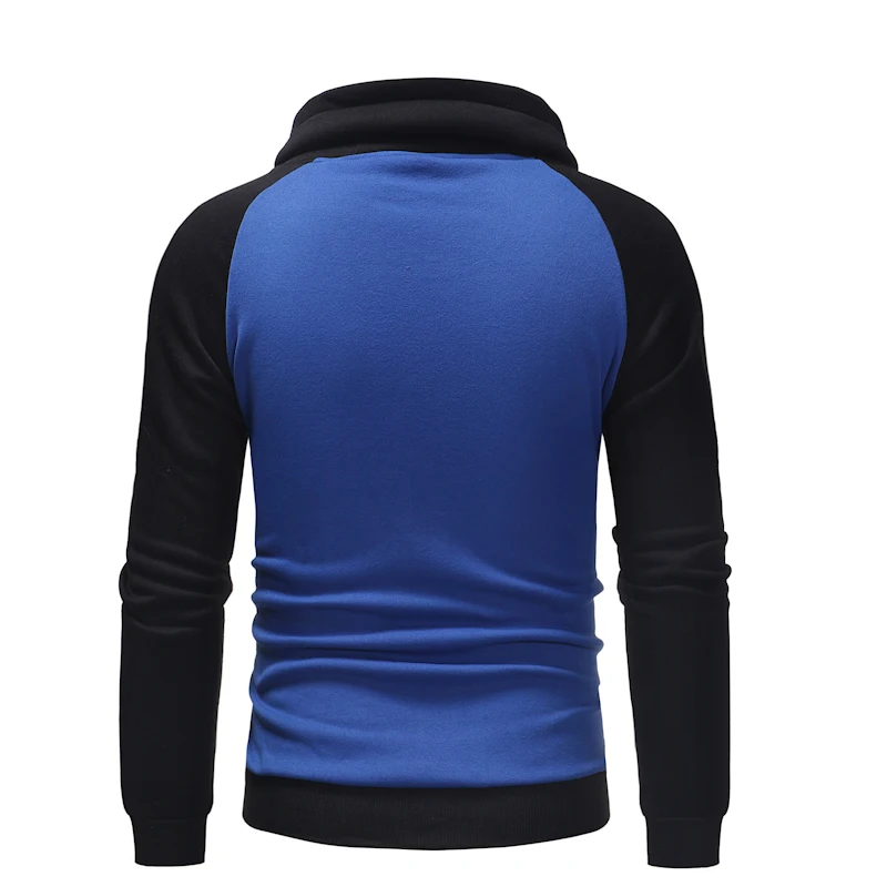 Casual Hoodies Men Autumn Fashion Brand Pullover Solid Color Turtleneck Sportswear Sweatshirt Men'S Tracksuits Moleton 3XL