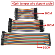 Dupont Line 10 см/20 см/30 см папа-Папа+ мама-мама соединительный провод Dupont кабель