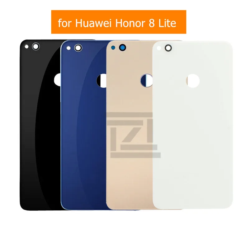 Задняя крышка для батареи Huawei Honor 8 Lite задняя задней двери стеклянная запасные