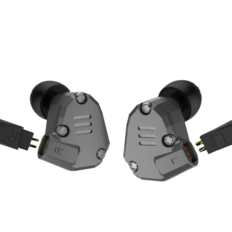 Гибридные наушники вкладыши AK KZ ZS6 2DD + 2BA Hi Fi DJ мониторные спортивные для бега