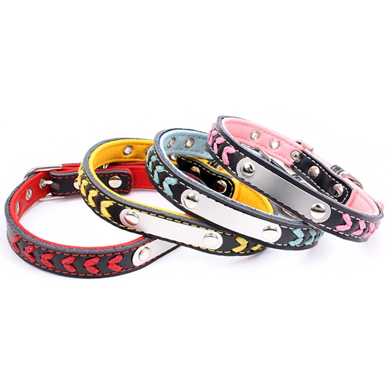 Cat Collar for Small Dog Leather Cat Puppies Collars Pet Supplies Product Adjustable for Kitten Pet Collars 6d35 Cat Collar for Small Dog Leather Cat Puppies Collars Pet Supplies Product Adjustable for Kitten Pet Collars 6d35