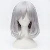 Howl's Moving Castle Sophie Hatter Short Silvery White Bob Heat Resistant Synthetic Hair Cosplay Costume Wig + Cap ► Photo 2/5