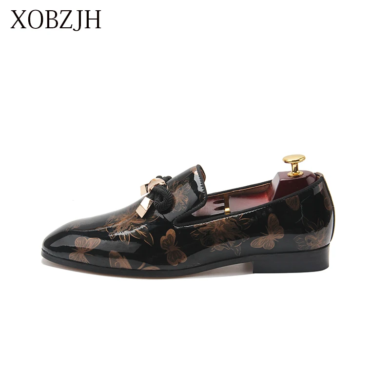

Italian Leather Loafers Men Shoes Men Summer Luxury Wedding Party Genuine Leather Slip On High Quality Red Bottom Shoes For Men