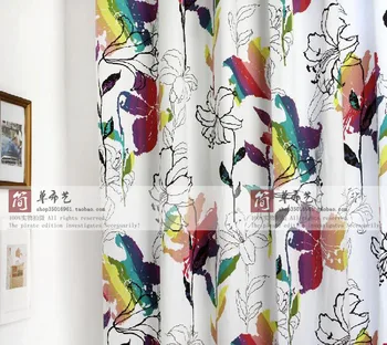 

Bedroom, living room windows and balconies gem color cotton curtain fabric Tianyuan Yi upscale custom cushions tablecloths