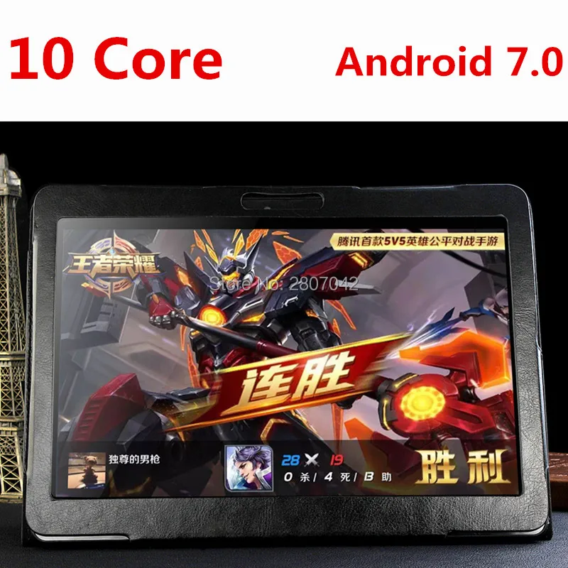 

2018 Google Android 7.0 OS 10 inch tablet 3G 4G FDD LTE Deca Core 4GB RAM 128GB ROM 1920*1200 IPS Kids Gift Tablets 10 10.1
