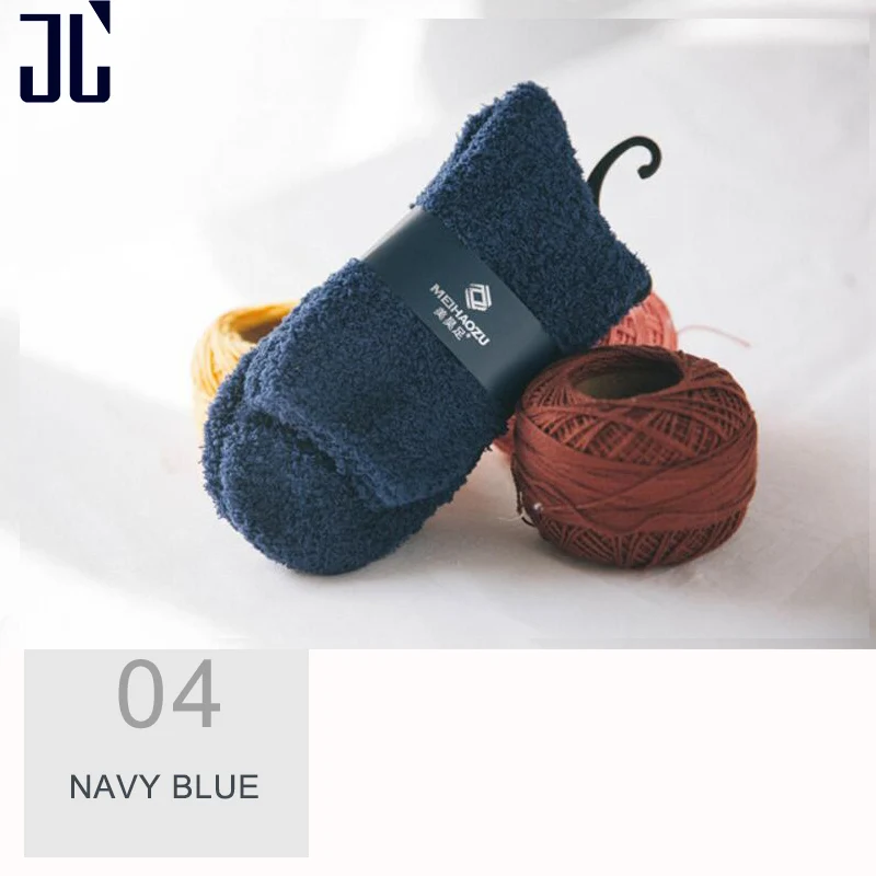 JL носки мужские толстые зимние теплые носки компрессионные мужские носки супер толстые супер теплые носки мужские для зимы год - Цвет: Navy Blue
