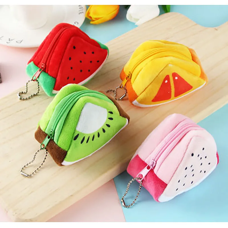 

Fruits Multi-function Storage Bag Data Cable Charger Fingertips Pocket Package Zipper Bag Portable Zip Lock