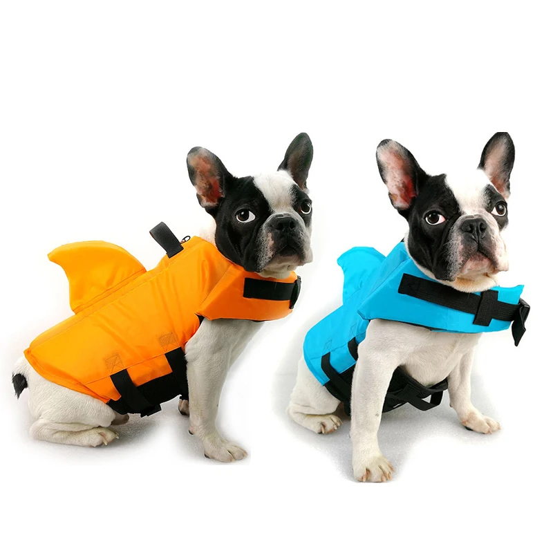 

Dog Life Vest Summer Shark Pet Life Jacket Dog Safety Clothes Dogs Swimwear Pets Safety Swimming Suit