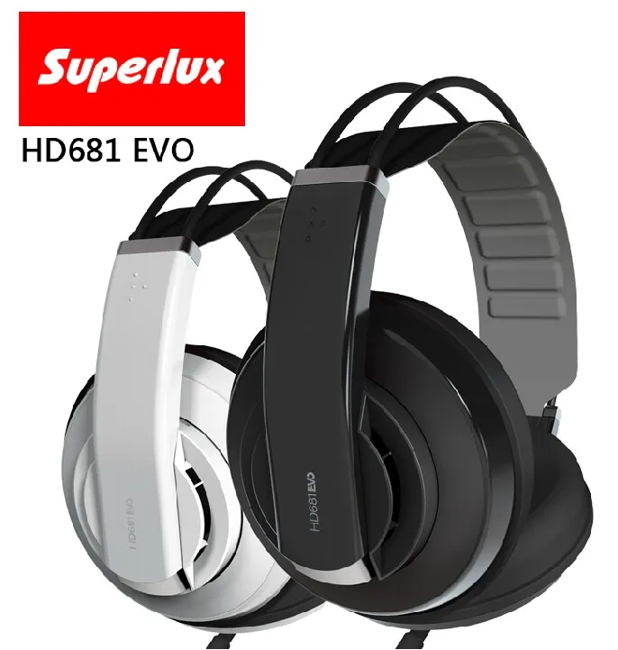 Оригинальные профессиональные наушники Superlux HD681 EVO с монитором DJ шумоизоляция