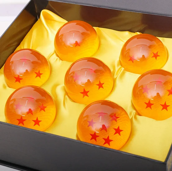 

7pcs/lot 3.5CM Dragon Ball Z 7 Stars Crystal Balls DragonBall Ball Complete Set New in box retail/Wholesale Free Shipping 023