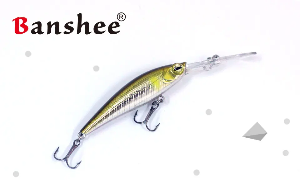 Banshee WF01 длинная губа Jerkbait 60 мм/6 г 3 шт./лот искусственный Троллинг на маленькую рыбешку воблер рыболовные приманки для моря для озера реки Длинные литья