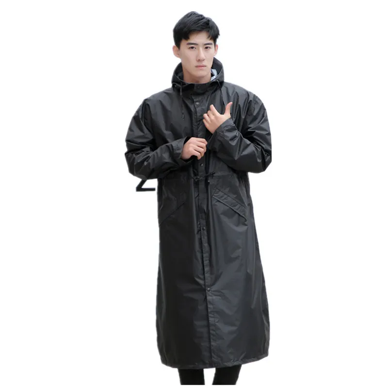 

Long Raincoat Women Men cloak Waterproof Windproof Light Hooded Rain Coat Ponchos Jackets Female Chubasqueros Mujer big size