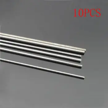 

10PCS M2/M2.5/M3 Length 250mm Full Screw Thread Stainless Steel Rod for DIY Model Spare Parts