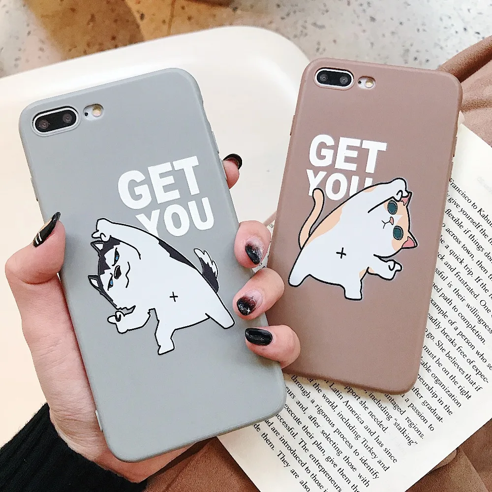 

For iPhone X XR XS Max Cases Cute Wolfhound Dogs Soft TPU Silicone Shell For iPhone 6 6S 7 8 Plus Cover Phone Cases Capa Coque