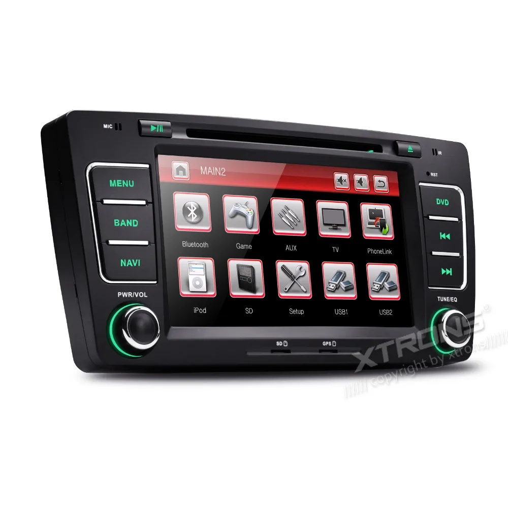 Perfect XTRONS 7 inch  Touch Screen Car DVD Player 2 din CANbus GPS Navigation For Skoda octavia 2009 2010 2011 2012 2013/Yeti 2008-2014 1
