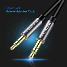FLOVEME 3.5MM Jack AUX Audio Cable Gold-plated Male to Male Audio Cables 0.5m 1m 1.5m 2m AUX Cable For Car Headphone Computer