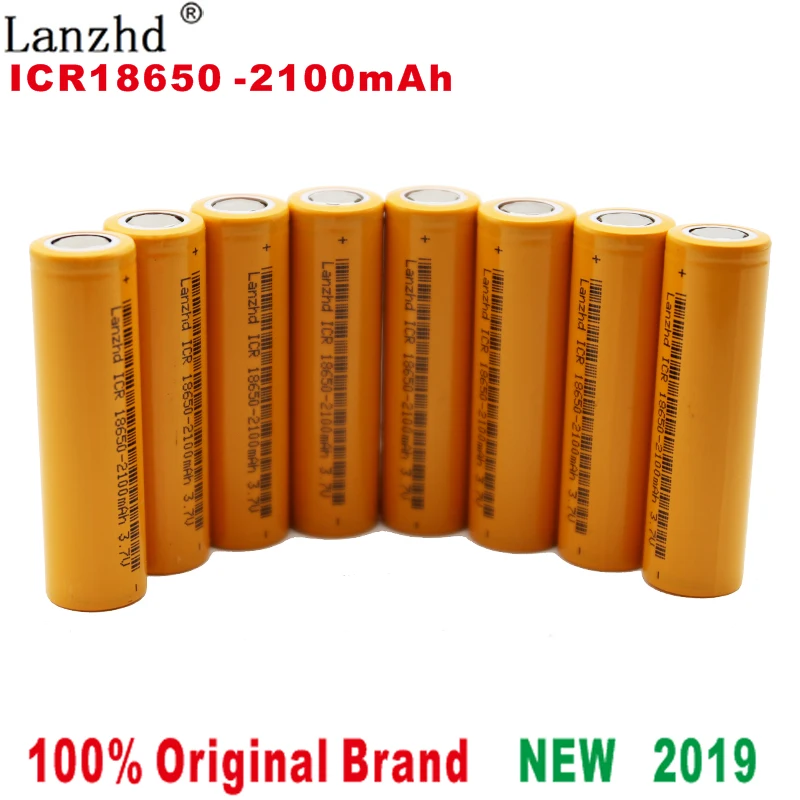 

8-40Pcs Rechargeable 18650 Battery 2100mAh li ion Batteries 3.7V for samsung 18650 Lithium Battery for Flashlight notebook toy