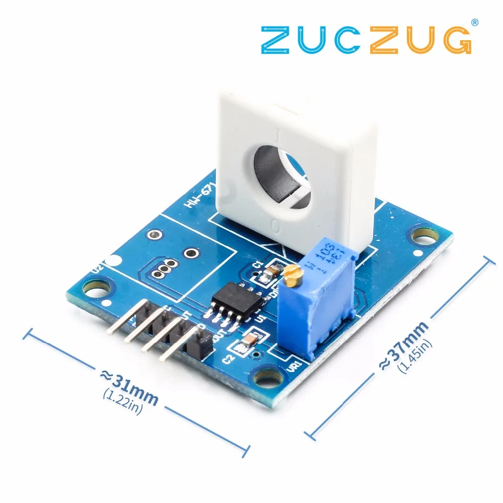 

1PCS WCS1800 Hall Current Sensor 35A Short Over-Current Detector Protection Module