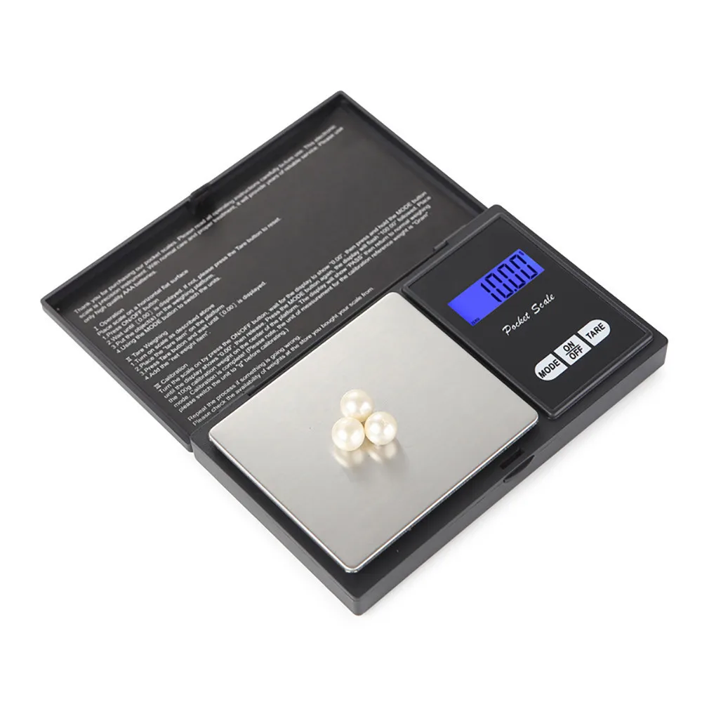 1Pcs Digital Scale High precision 500/0.01g Precise LCD Display Pocket Scale Gram Weight for Kitchen Jewelry Drug Urijk#5