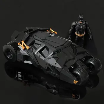 

mylb Children's Favourite 2 In 1 Batman Toy Action Figure With Sticker As Gift PVC Batmobile Toys