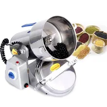 Food Mill 600g/3000W Mini Electric Grinder Spicery Pepper Stainless Steel Grinding Shredder Commercial/Home Kitchen Baking Tools