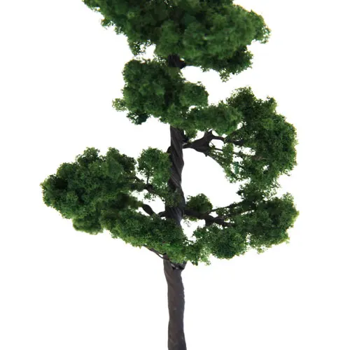 Модель соснового дерева Pinus 12 см зелёный поезд архитектура железной дороги