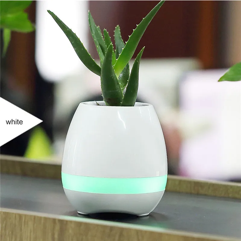 bluetooth speaker Touch Play Piano smart speakers Waterproof Wireless smart speakers  Flower Pot  (11)