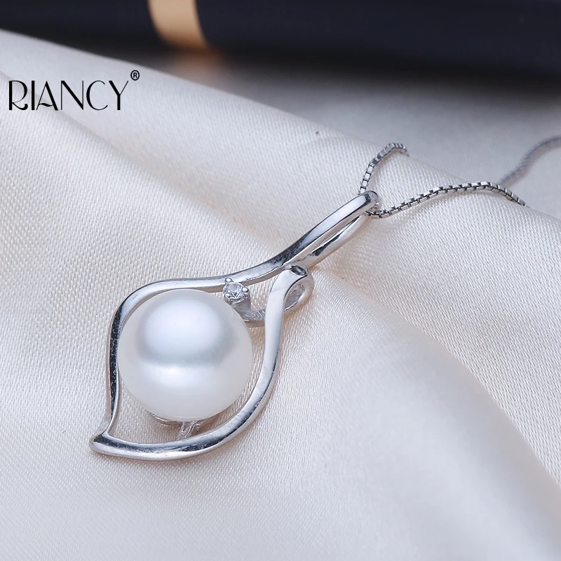 

Fashion Natural Freshwater white Pearl Pendants Big 10-11mm pearl pendants For women wedding gift