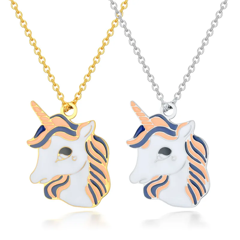 New Fashion Unicorn Necklace Pendant For Women Men Statement Chain Gift | Украшения и аксессуары