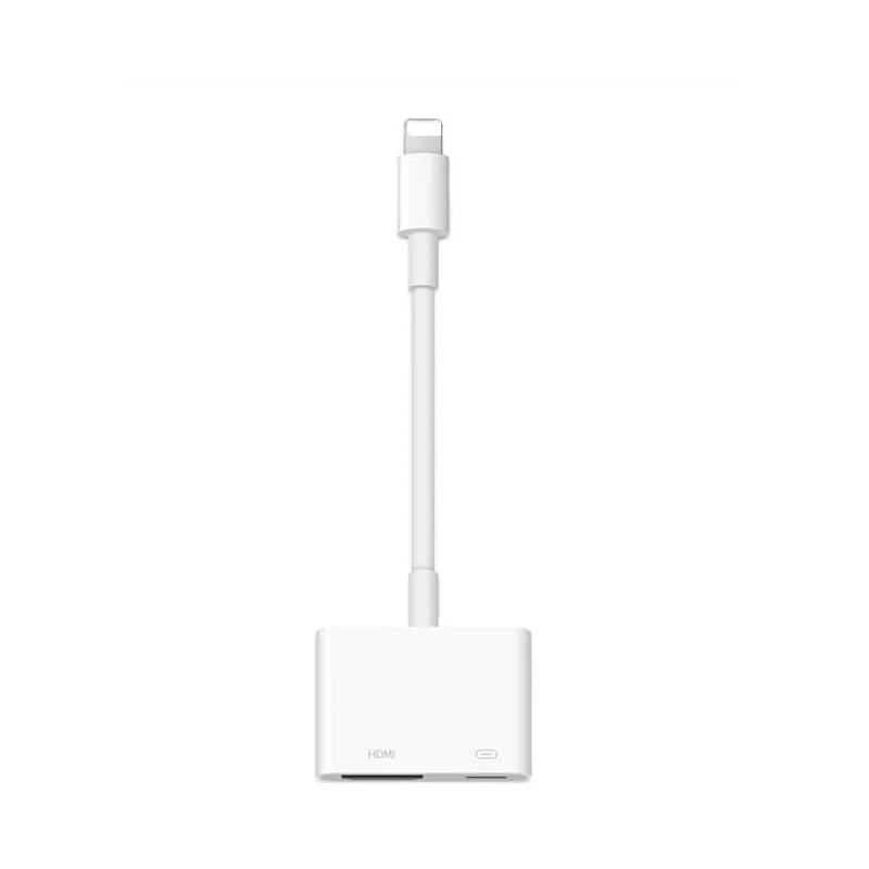 Оптовая продажа 10 шт. мини адаптер для Lightning AV HDMI/HDTV TV цифровой кабель iPhone 5 5S 6 6s 7