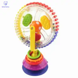 Три цвета Модель вращающаяся ветряная мельница Noria коляска обеденный стул с присосками детские игрушки развивающие игрушки для малышей
