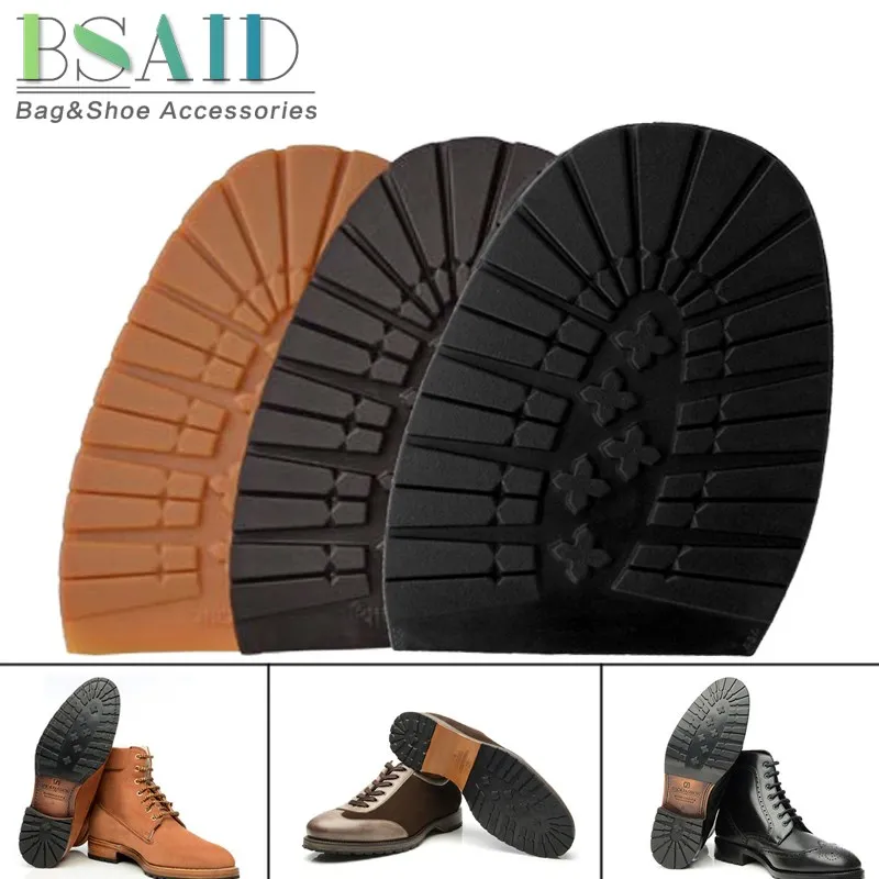 

BSAID 1Pair Rubber Shoe Forefoot Outsoles Wear-resistant Nonslip In Snow Field,DIY Shoe Sole Pads For Men Leather Business Shoes