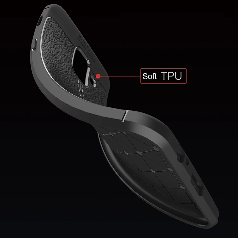 Чехол для Samsung Galaxy A6 J4 J6 J8 2018 S8 S9 Plus углеродное волокно ТПУ силикон кожа мягкая