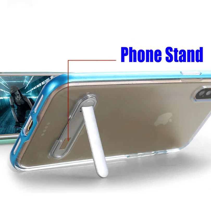 Чехол для IPhone X XS Max XR 8 7 6 Plus 5S SE нео Гибридный ультратонкий прозрачный чехол из ТПУ