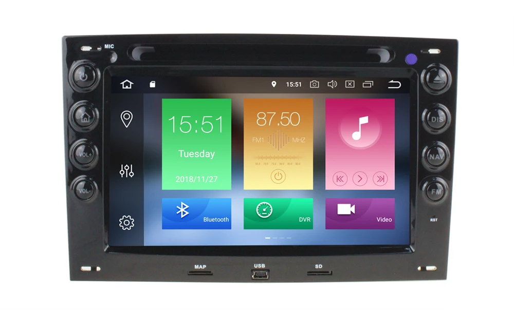 Best Android 8.1 Car DVD Player GPS for Renault Megane2 Megane 2 2006-2010 with wifi Bluetooth Stereo Radio 13
