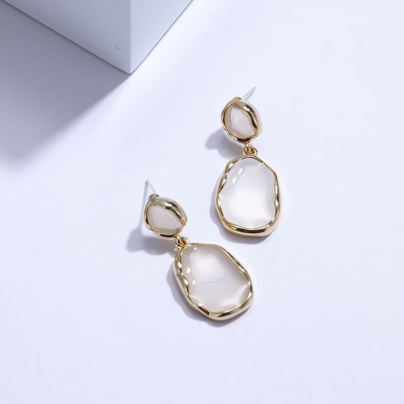 YMYW Pendientes Mujer Moda 2019 модные очаровательные эпоксидные Висячие длинные Винтажные