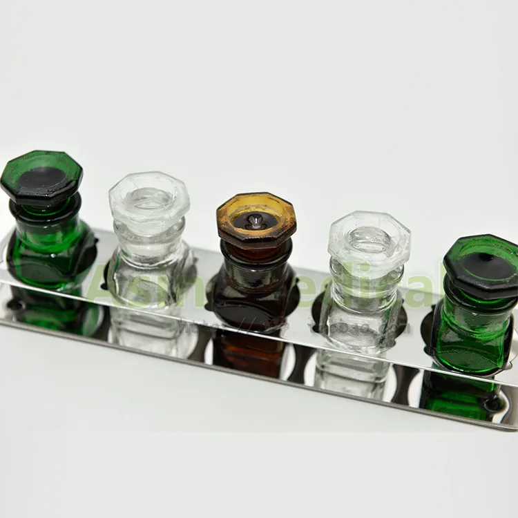 5 шт. акриловые Бутылочки для лекарств|dental holder|acrylic dentaldental color |