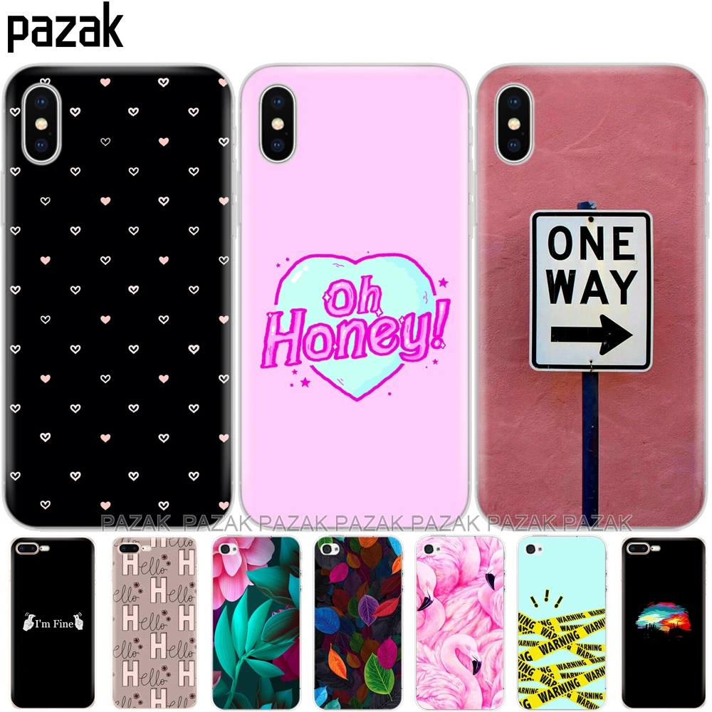 Silicone case FOR Coque iPhone 5 5S SE 6 6S 7 8 Plus X 10 Covers FOR Capa iPhone 6 Cases FOR Fund iPhone 6S Case FOR iPhone 5