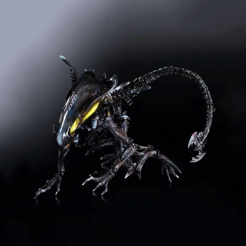

28cm Anime Play Arts Colonial Alien Warrio Vs Vomiter Action Figure PVC Toys Collection Cartoon Model Gift Collectible