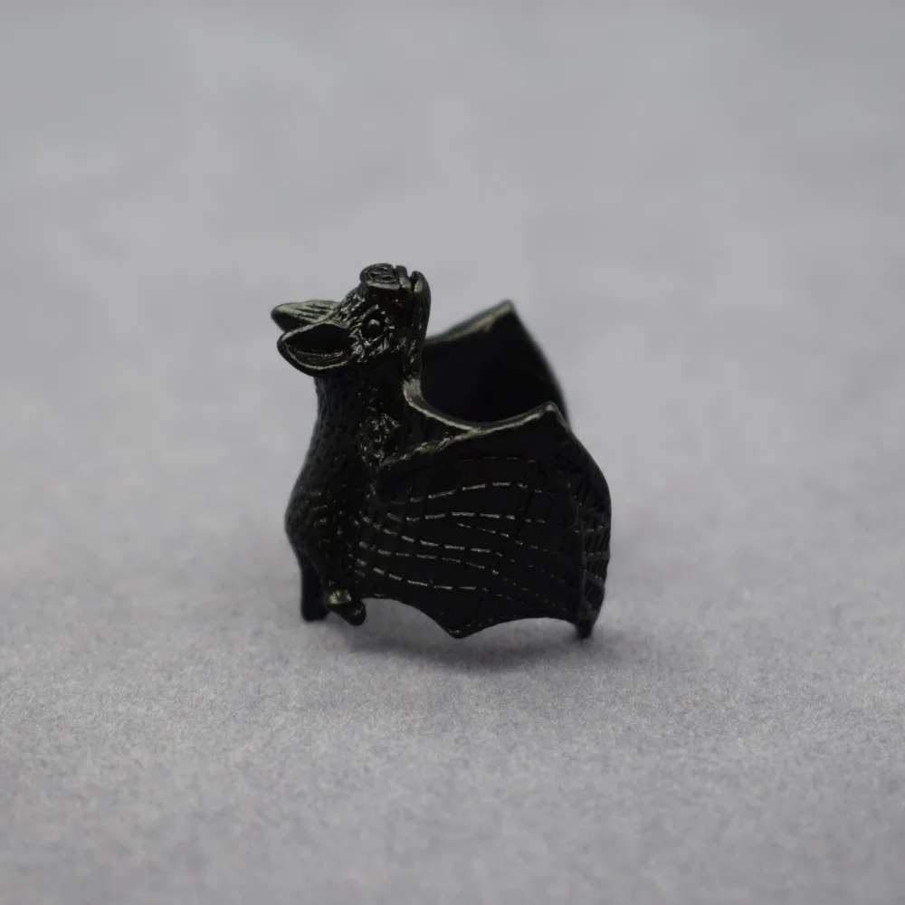 Винтажное кольцо "летучая мышь" Мода Ретро стиль регулируемые летучая мышь кольца для мужчин и женщин летучая мышь ювелирные изделия
