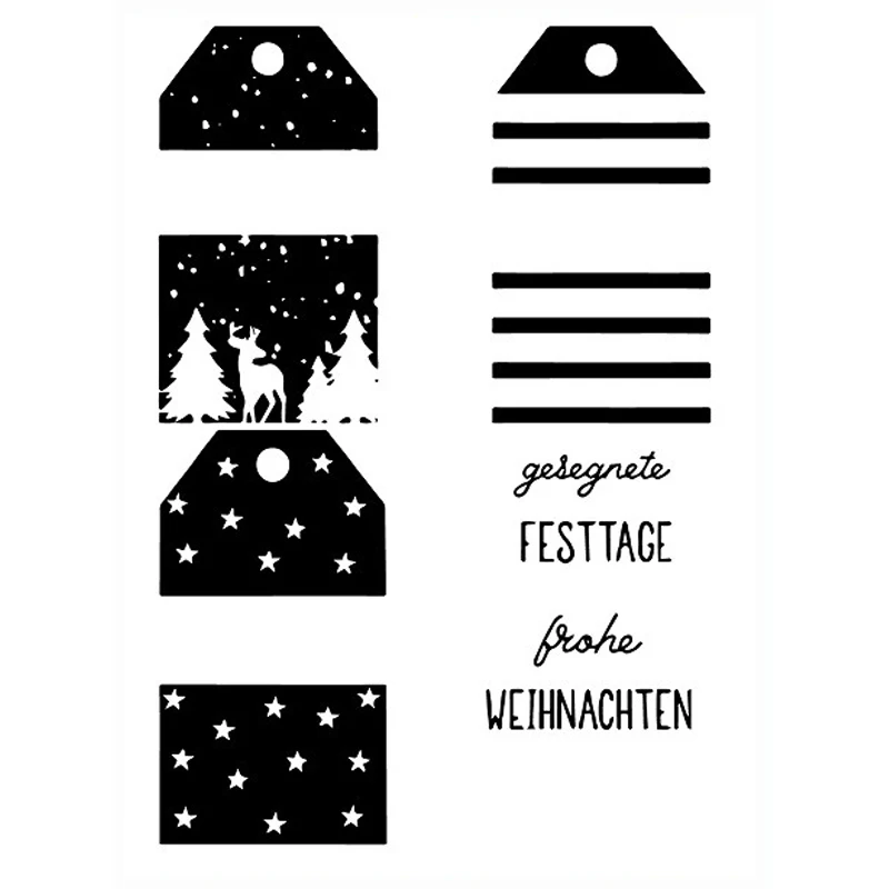 

Tag Transparent Clear Silicone Stamp/Seal for DIY scrapbooking/photo album Decorative clear stamp