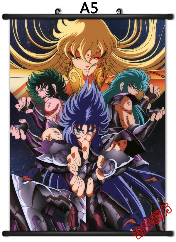 Обновленная японская декоративная картина аниме Saint Seiya Hiruda & Shiryu Hyoga Tethys домашний