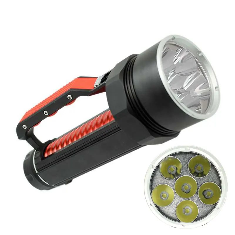 

High Power LED Flashlight XM-L2 Lanterna X900 Underwater Lamp Waterproof Light Sky Camp 10000 Lumen Flashlights Torch for 26650