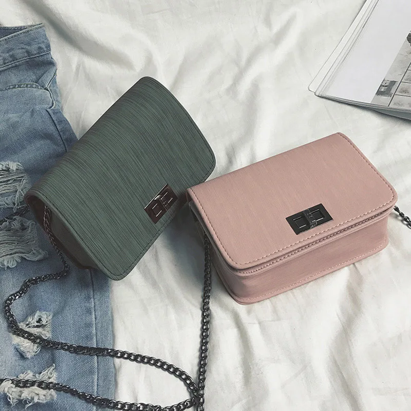 Women Vintage Casual PU Leather Chain Small Packages Female Shopping Bag Ladies Shoulder Chain Messenger Crossbody Bags Women Vintage Casual PU Leather Chain Small Packages Female Shopping Bag Ladies Shoulder Chain Messenger Crossbody Bags