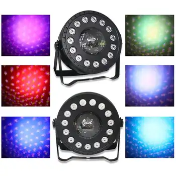 

30W RGB Light 15 LED Par Lamp Remote Sound Control for Club DJ Party Disco Wedding Christmas AC90-240V Sound-activated