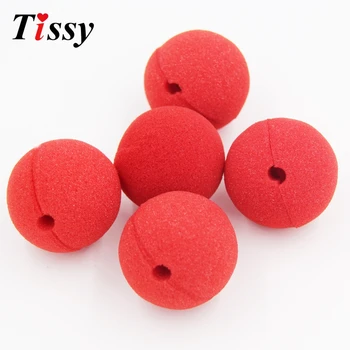 

20PCS Wholesale Price Red Nose Foam Circus Clown Nose For Comic Party Supplies Halloween Decorations