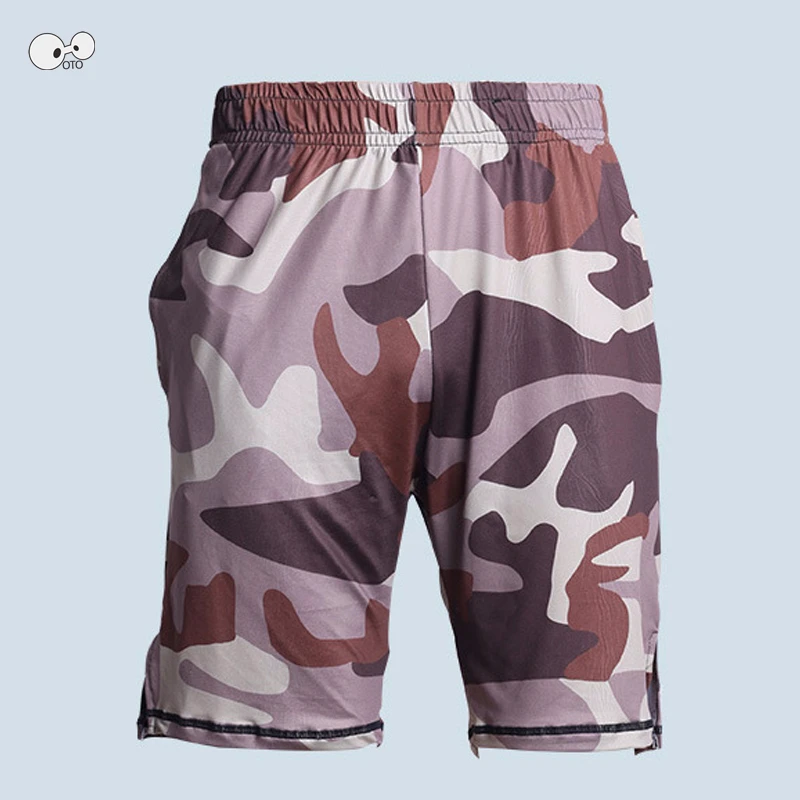 Camouflage Men Sport Running Shorts Quick Dry Breathable Workout